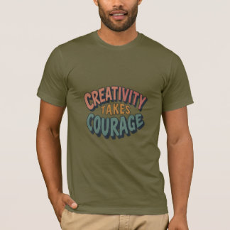 Kreativitet tar mod t shirt