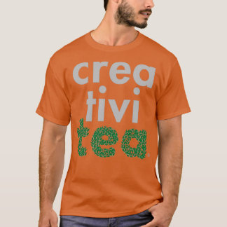 Kreativitet Tea Älskare grått T Shirt
