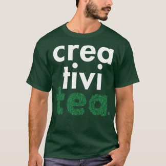 Kreativitet Tea Älskare vit T Shirt