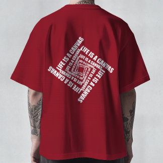 Kreativitetens Virvel - Livet är en Canvas T-shirt