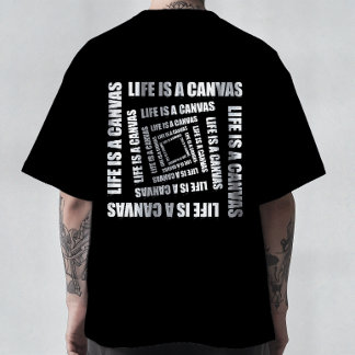 Kreativitetens Virvel - Livet är en duk Minimalist T Shirt