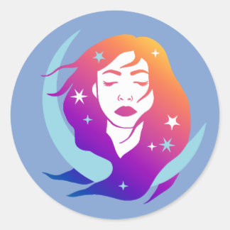 Kreativitetschroncles Sticker Runt Klistermärke