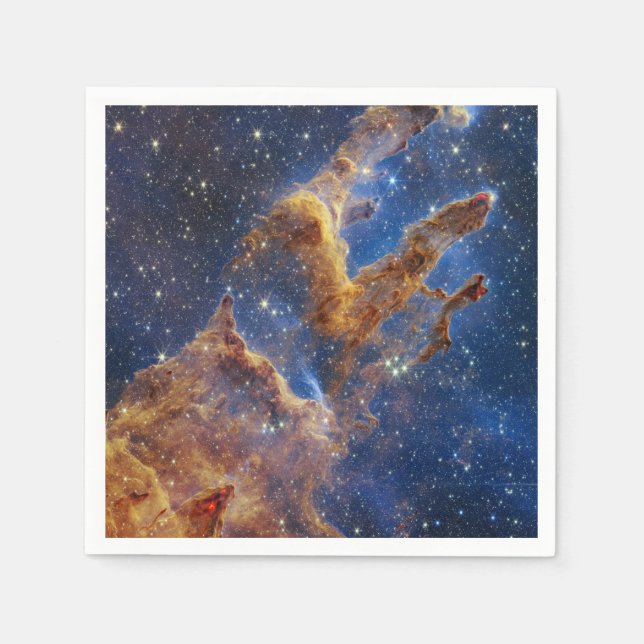 Kreativitetspelarerna i Eagle Nebula Pappersservett (Framsidan)