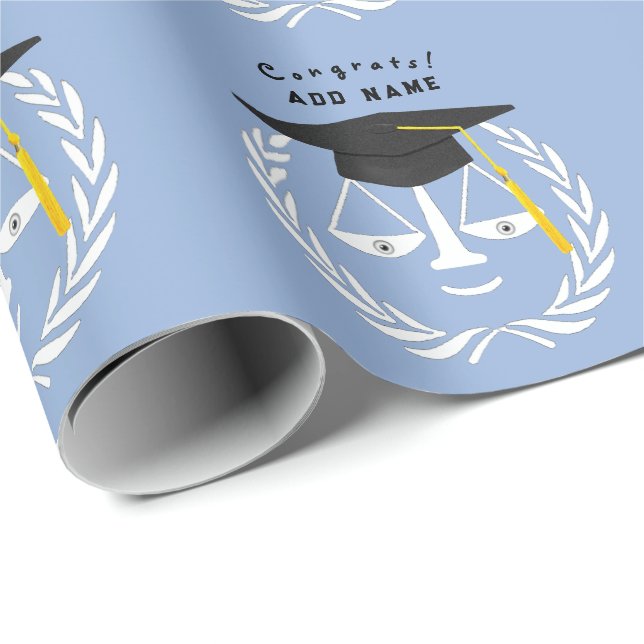Kreativt examenspresent till jurist presentpapper (Rullad Hörn)