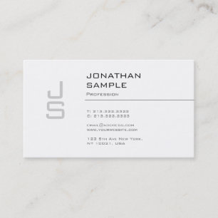 Kreativt monogram med snygg design trendig modern visitkort