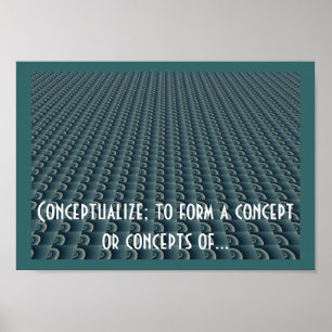 Kreativt tänkande design konceptualisera poster