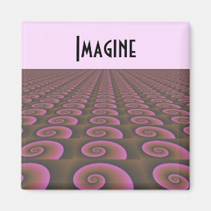 Kreativt tänkande motiverande design magnet