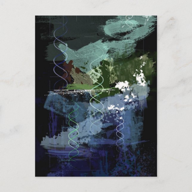 Kreaturer, dag 5: vykort (Framsida)