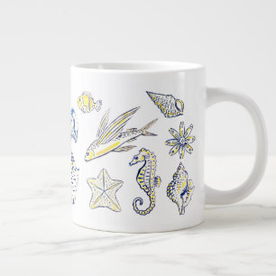 Kreatures from the sea jumbo mugg