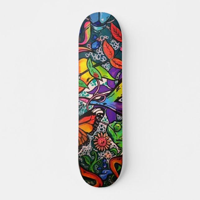 KREATURHABBITS MINI SKATEBOARD BRÄDA 18,5 CM (Framsida)