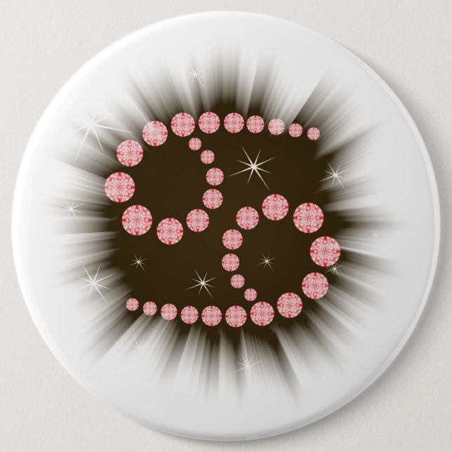 Krebs 22. Juni bis 22. Juli Buttons Knapp (Framsida)