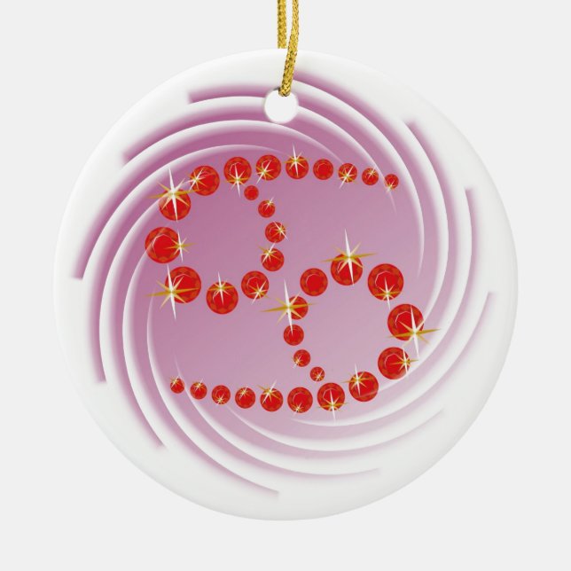 Krebs 22. Juni bis 22. Juli Ornament (Framsidan)