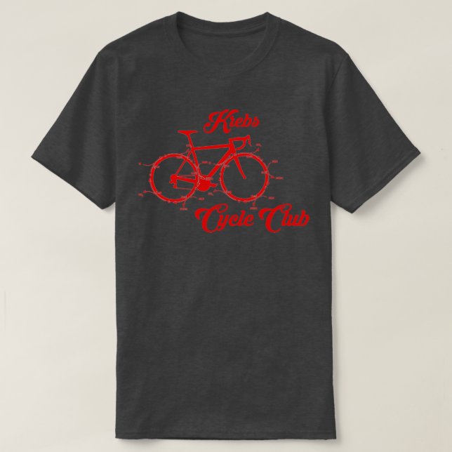 Krebs Cycle Bike Klubb T Shirt (Design framsida)