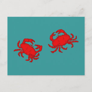 Krebse krabs vykort