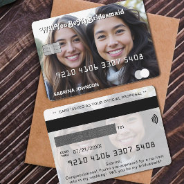 Kredit Card Photo Bridesmaid Frieri