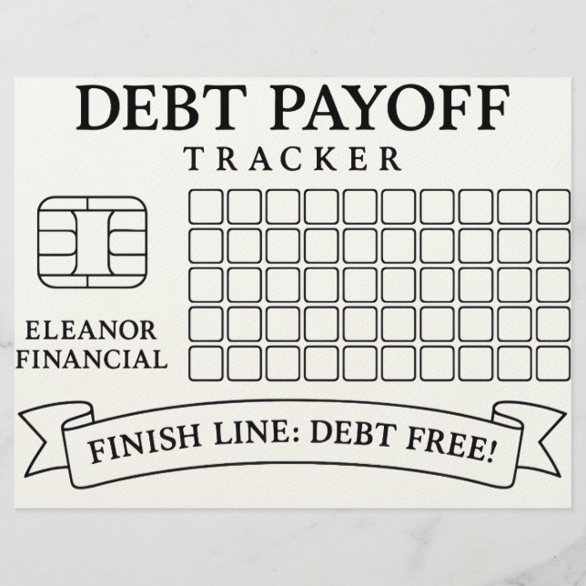 Kredit Card - premiereserv spåraren Färg Lakan Brevhuvud (Framsida)