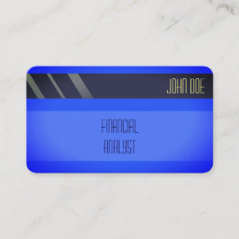 "Kredit Card Stil Affärskort No.17" Visitkort