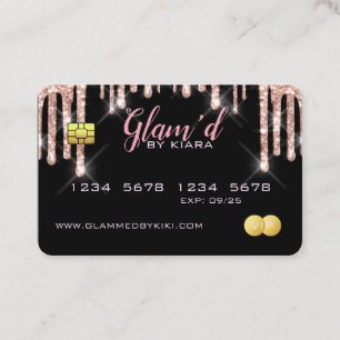 Kredit Card Stil-Affärskort Visitkort