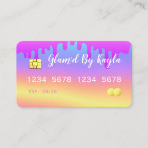 Kredit Card Stil-Affärskort Visitkort