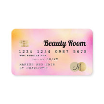 Kredit-kort, rosa av pärlkärl guld gigantisk skönh