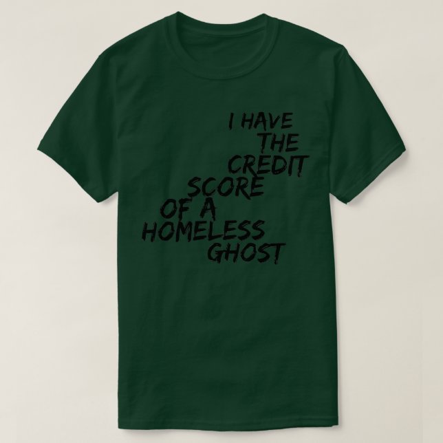Kredit Score T Shirt (Design framsida)