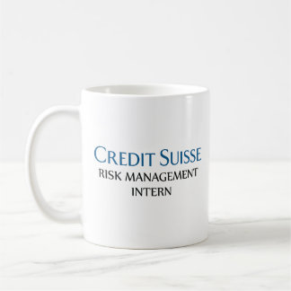 Kredit Suisse Risk Management Intern Kaffemugg