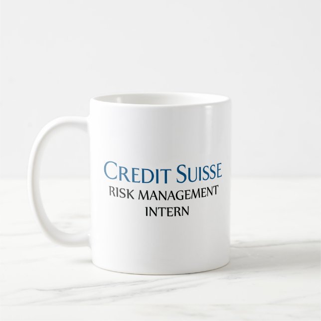 Kredit Suisse Risk Management Intern Kaffemugg (Vänster)