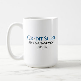 Kredit Suisse Risk Management Intern Kaffemugg