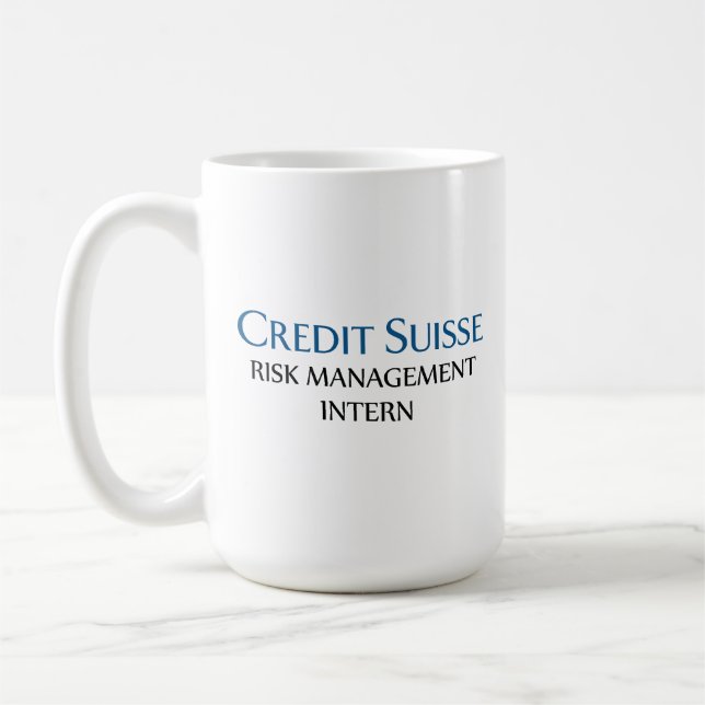 Kredit Suisse Risk Management Intern Kaffemugg (Vänster)
