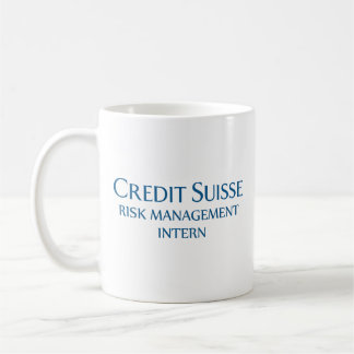 Kredit Suisse Risk Management Intern Kaffemugg