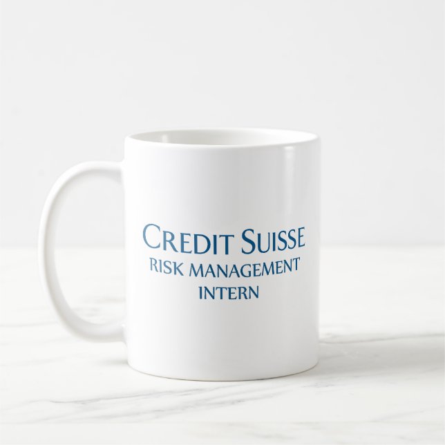 Kredit Suisse Risk Management Intern Kaffemugg (Vänster)