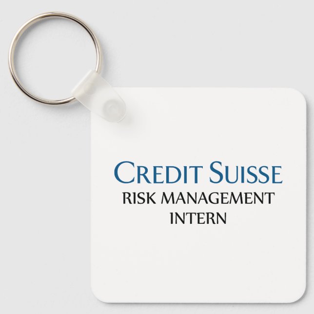 Kredit Suisse Risk Management Intern Nyckelring (Framsida)