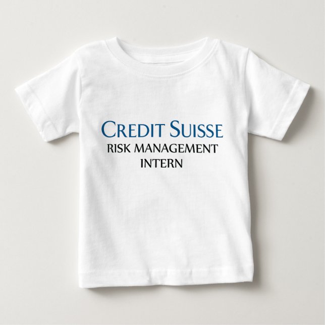 Kredit Suisse Risk Management Intern T Shirt (Framsida)
