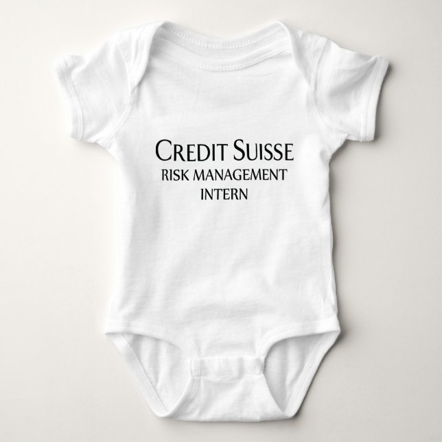 Kredit Suisse Risk Management Intern T Shirt (Framsida)