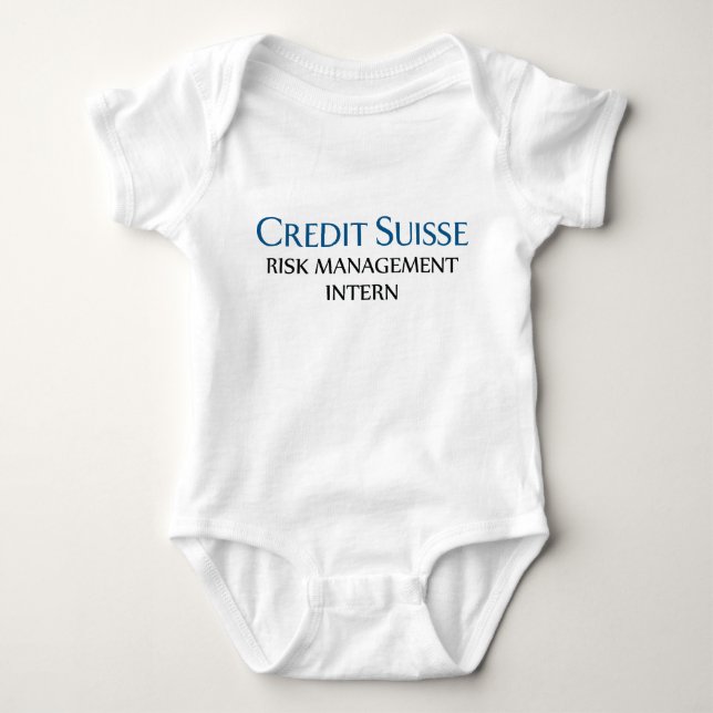 Kredit Suisse Risk Management Intern T Shirt (Framsida)