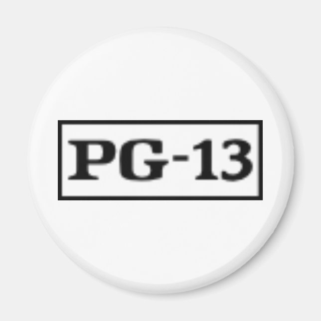 Kreditbetyg PG-13, klassificeringssystem Magnet (Framsidan)