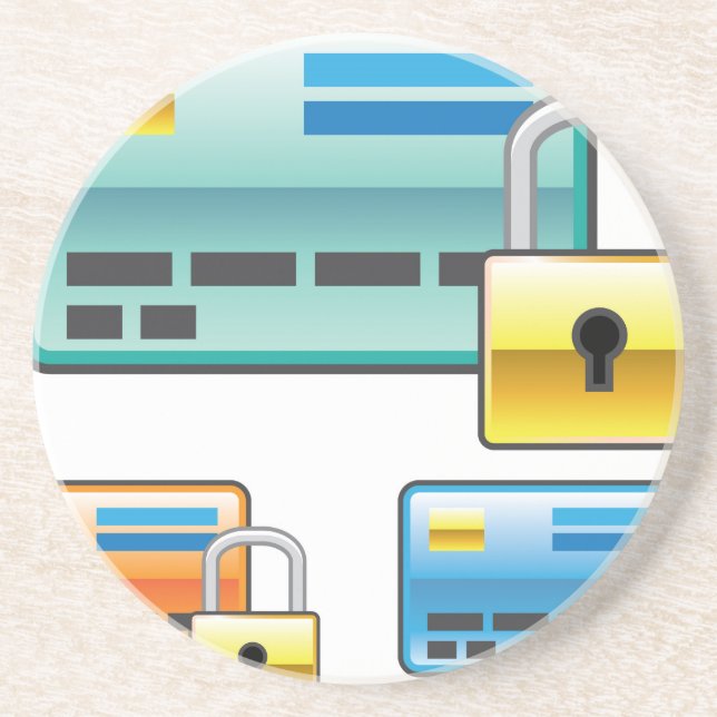 Kreditkorten låser debiteringATM-kortet Underlägg (Framsidan)