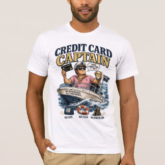 Kreditkortskapten Rolig Båttröja | Rik Kille T Shirt