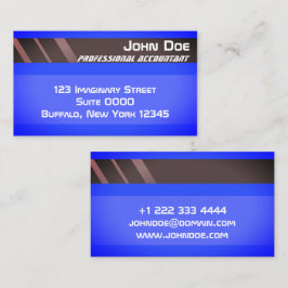 "Kreditkortstilvisitkort No.5 ", Visitkort