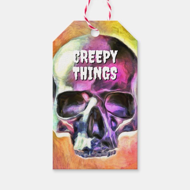 Kreepy Sak. Presentetikett (Framsidan)