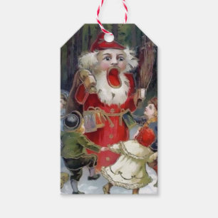 Kreepy Santa Gift-Märkre Presentetikett