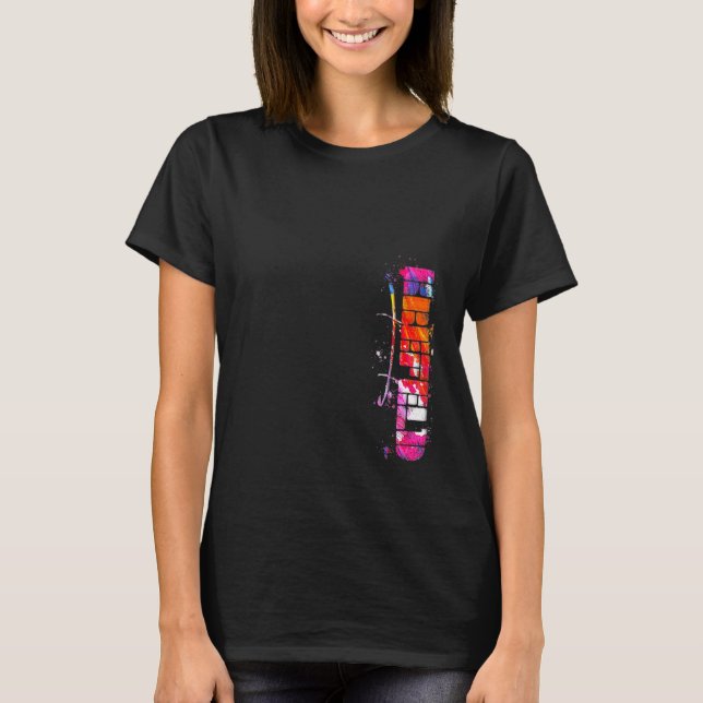 Krefeld Lettering Watercolor Krefeld T Shirt (Framsida)