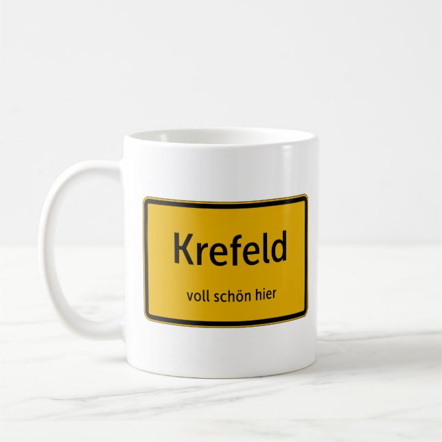 Krefeld Tasse Kaffeetasse Teetasse Kaffemugg (Vänster)