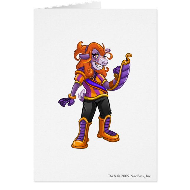 Kreludor lagkapten 2 hälsningskort (Framsidan)