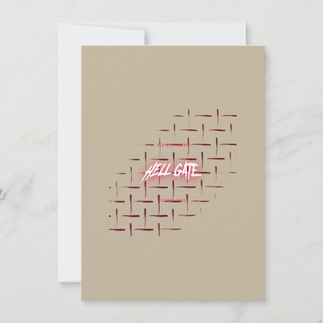 Kremgul tapet | Neutral minimalistisk design Tack Kort (Framsida)