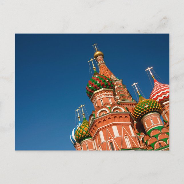 Kreml, Vasilij Blessed | Moskva, Ryssland Vykort (Framsida)