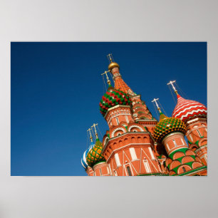 Kremlin, Vasiliy Blested Moskva, Ryssland Poster
