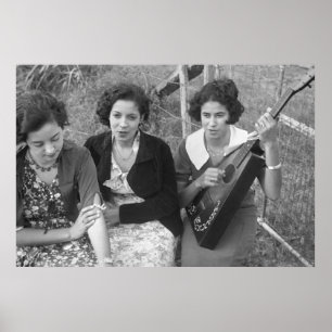 Kreolska flickor i Louisiana, 30-tal Poster