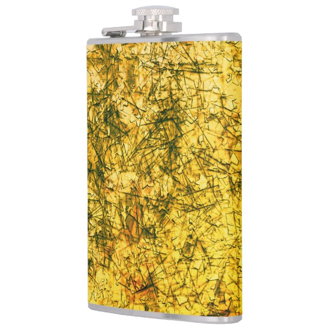 Krepor på repor på en lätt fläckig krage fickplunta (Vänster)