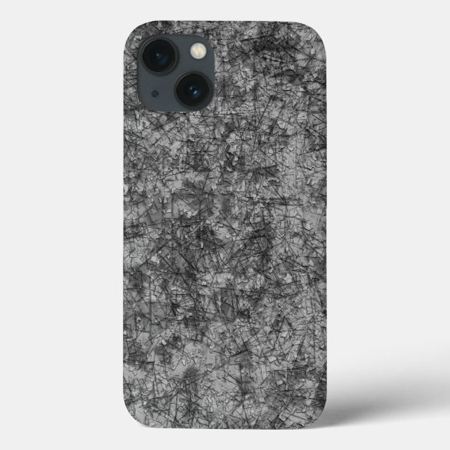 Krepor på repor på ett lätt fläckat grått (Baksida)